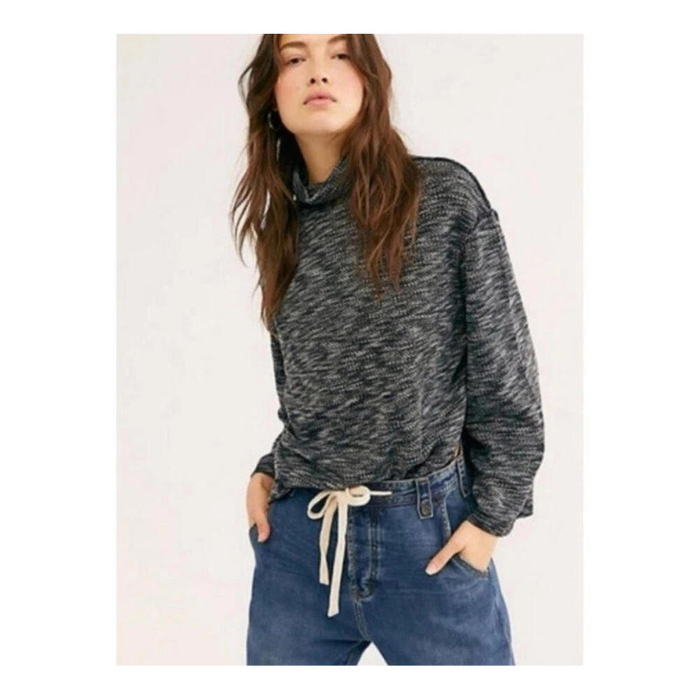 NWOT We The Free People Sunny Days Turtleneck, XS Night Star Boho Warm NEW‎